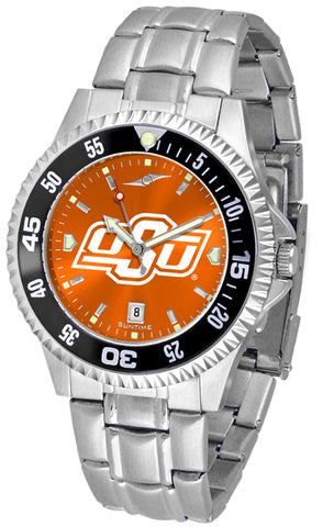 Oklahoma State Cowboys Men's Competitor Stainless AnoChrome with Color Bezel