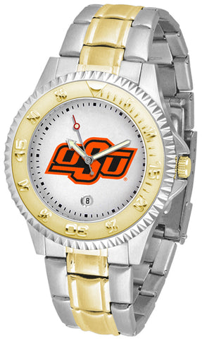 Oklahoma State Competitor Two Tone Stainless Steel Men's Watch