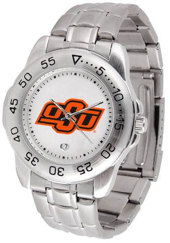 Oklahoma State Cowboys Men's Sports Stainless Steel Watch