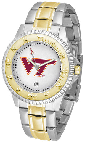 Virginia Tech Hokies Competitor Two Tone Stainless Steel Men's Watch